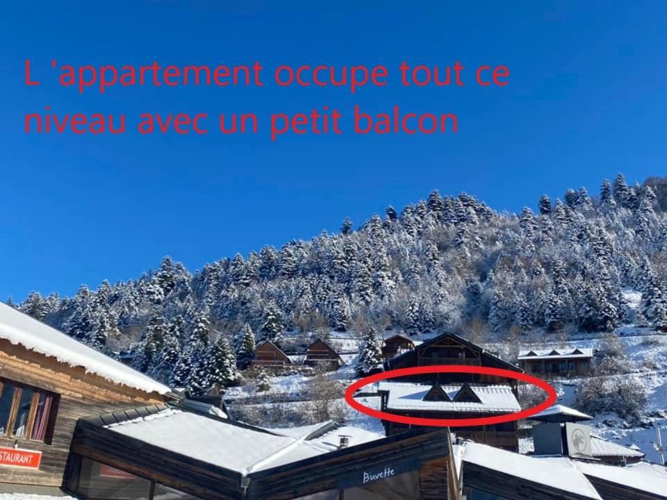 Pleine Nature Pied Pistes Piscine Chauffee Ustou Bagian luar foto